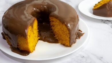 Bolo de Cenoura com Cobertura de Brigadeiro