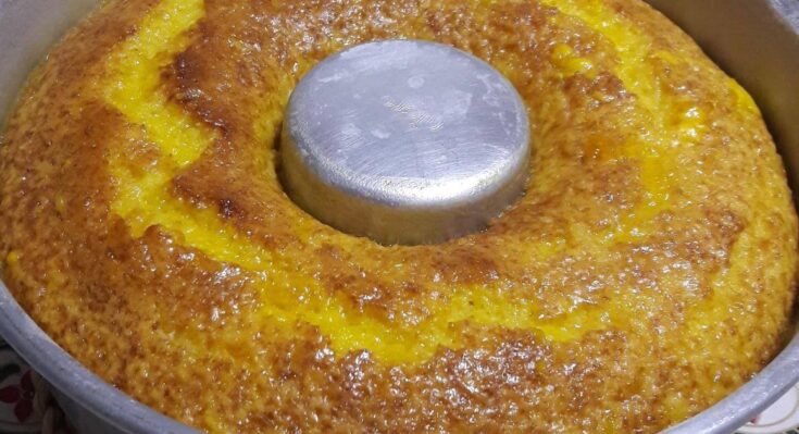 Bolo de Laranja com Calda Delicioso e Fofo!