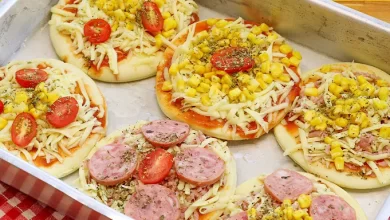 Mini Pizza Caseira Receita Fácil e Deliciosa