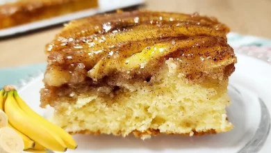 Bolo Amanteigado de Banana Receita Fácil e Irresistível