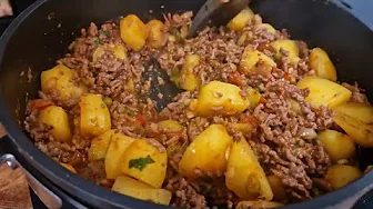 Carne Moída com Batata Receita Simples veja