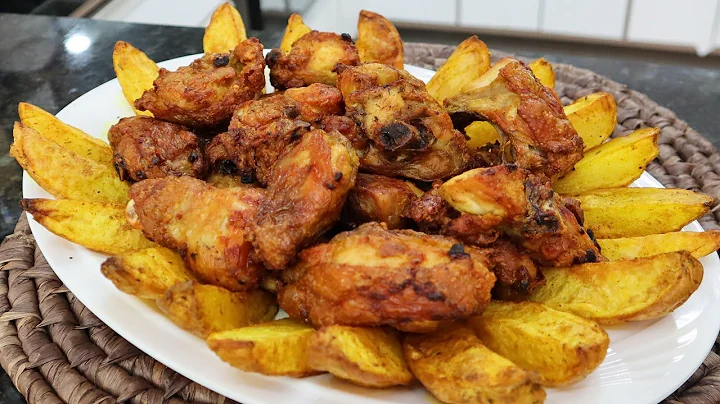 Frango com Batatas na Air Fryer Super Crocante