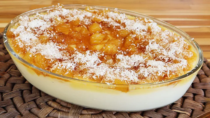 Gelado de Abacaxi com Coco Uma Sobremesa Refrescante e Cremosa Veja