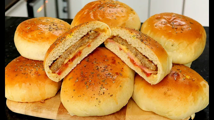 Hamburgão de Forno O Delicioso Pão Caseiro Perfeito para Lanches