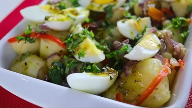 Salada de Batata com Ovos Receita Rápida e Irresistível