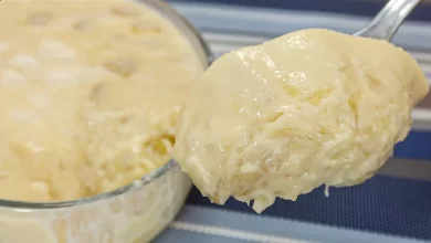 Sobremesa Gelada de Abacaxi com Creme Fácil e Deliciosa Veja