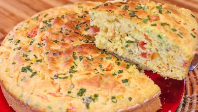 Torta Salgada Recheada e Fofinha Perfeita para o Lanche da Tarde