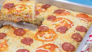 Torta Salgada de Calabresa Simples, Saborosa e Perfeita Veja