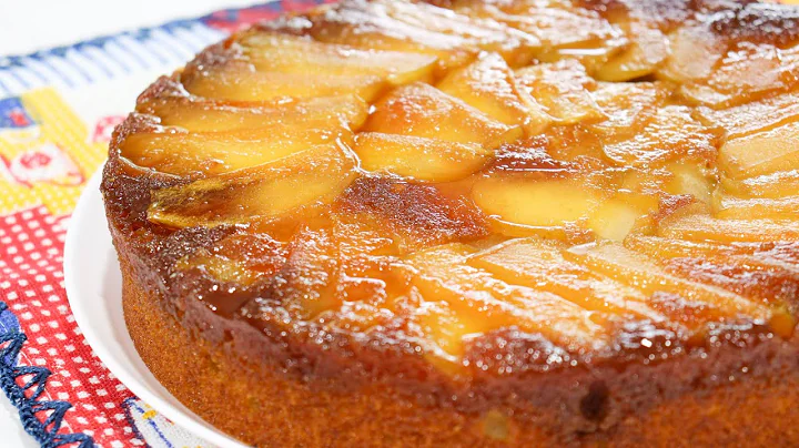 Torta de Maçã com Caramelo da Vovó