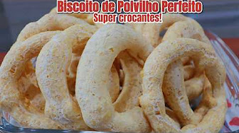 : Biscoito de Polvilho Crocante e Delicioso Perfeito Para o seu Café 