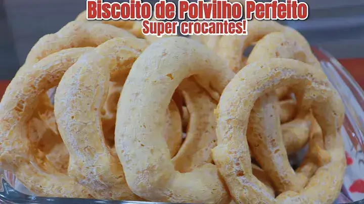 Biscoito de Polvilho Crocante e Delicioso Perfeito Para o Seu Café 