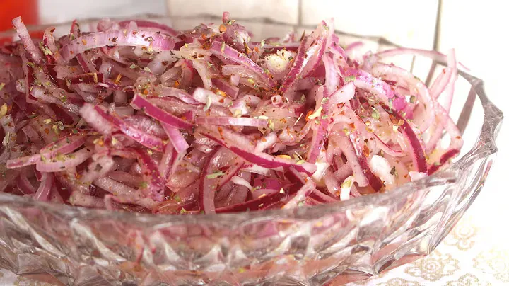 : Salada de Cebola de Churrascaria já Faça Para o seu Churrasco 